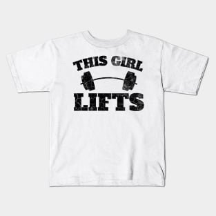 This Girl Lifts Kids T-Shirt